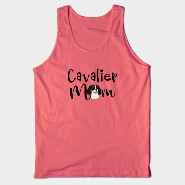 Tri Cavalier King Charles Spaniel Mom Tank Top by Cavalier Gifts